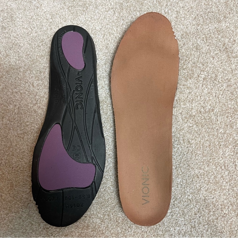 Vionic Splendid Midi Holiday Grey Velvet Slip On Comfort Loafer Sneaker Sz 8.5 - Picture 7 of 8